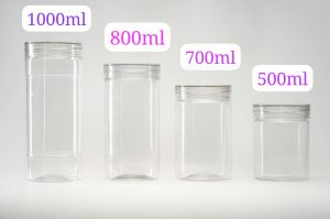Cylindrical PET Jar