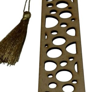 Elegant Laser Engraved MDF Bookmark