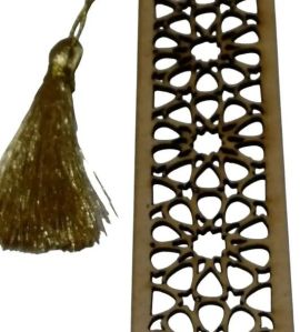 Minimalist MDF Laser Bookmark Style