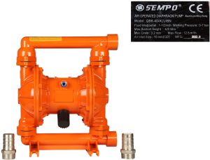 Impa 591602 Sempo DP40 Diaphragm Pump 1.5 Aluminium/Buna-N Pneumatic Oil-Resistant Pump