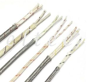 T Type Thermocouple Wire Fiber Glass SS Braided