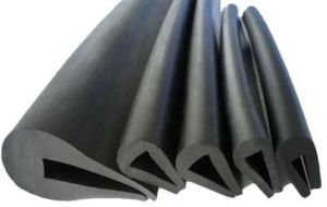 Black U Type EPDM Rubber Profile