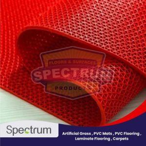 Red PVC Anti Slip Mat