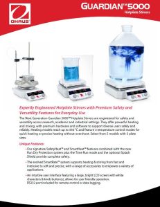 LCD Digital Magnetic Hotplate Stirrer with Temp Probe e-G52HS10C -K1