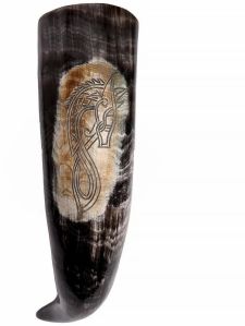 500 Ml Natural Handcrafted Drinking Horn