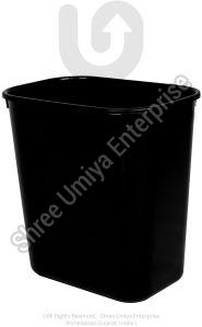 Black Trash Can