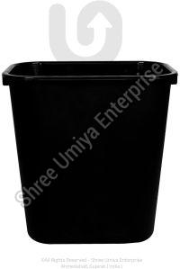Black Trash Can