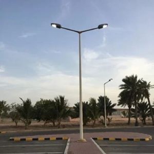 Dual Arm Street Light Pole