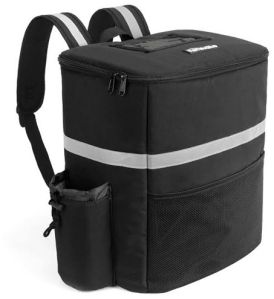 Black Polyester Food Delivery Bag