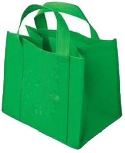 Green Non Woven Loop Handle Carry Bags