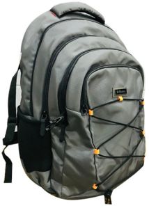 Grey Polyester Office Laptop Bags