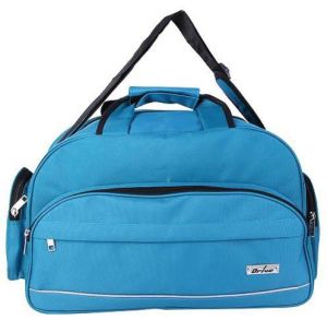 Polyester Sky Blue Travel Bags