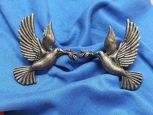 NIPSTec Lightweight Black Plating Bird Earrings for Women and Girls