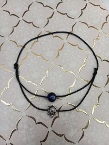 NIPSTec Evil Eye Turtle Charm Double Layer Anklet