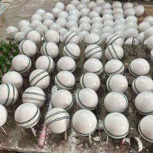 White Leather Balls