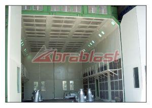 Semi Downdraft Paint Spray Booth