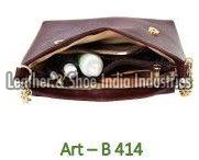 Brown Ladies Leather Sling Bag