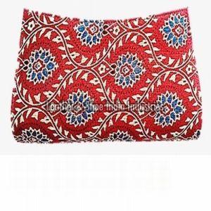 Ajrakh Printed Clutch Bag
