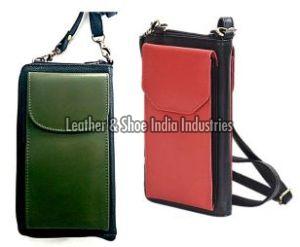 Leather Mobile Sling Bag