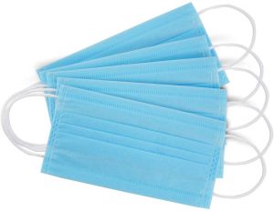3 Layer Non Woven, Elastic Ear-Loop Disposable Surgical Air Pollution Face Mask