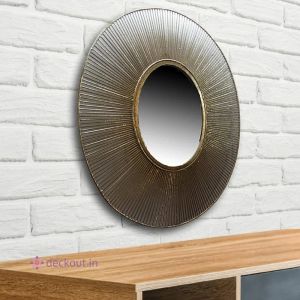 Dual Ring Wall Mirror For Decor