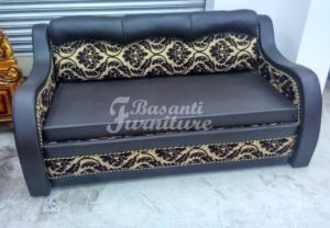 Leather Combination Sofa Cum Bed
