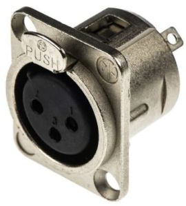 XLR-F Chassis Mount Connector