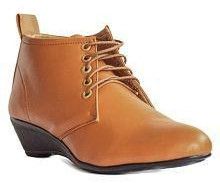 Tan Ankle Length Boots