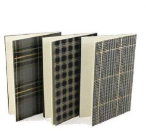 Check Pattern Handmade Paper Notebooks