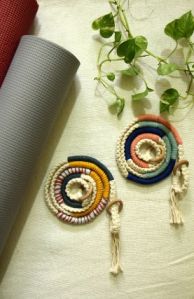 Auraflow Macrame Yoga Mat Strap