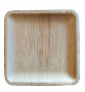 10 Square Palm Leaf Plate
