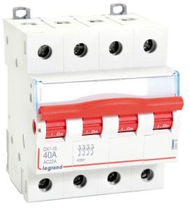 Legrand 406519 - 40A Fp AC:415V DX3 Isolators