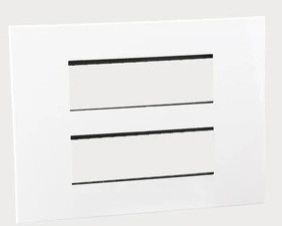 Legrand 2 x6 Module White Cover