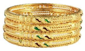 Gold Forming Bangles
