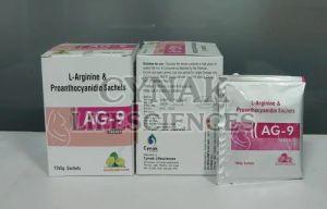AG 9 L Arginine Proanthocyanidin Sachets