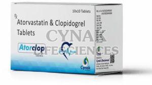 Atorclop Atorvastatin Clopidogrel Tablets