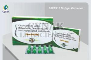 Cymcal D3 Max Calcium Carbonate Calcitriol Methylcobalamin Omega 3 Fatty Acids Soft Gel Capsules