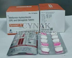 Cynmet G1 Glimepiride Metformin SR Tablets