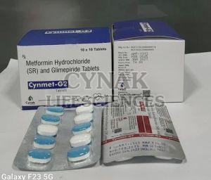 Cynmet G2 Glimepiride Metformin Hydrochloride SR Tablet