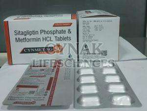 Cynmet SG Sitagliptin Phosphate Metformin Tablets