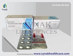 Etorick TH 4mg Etoricoxib Thiocolchicoside Tablets
