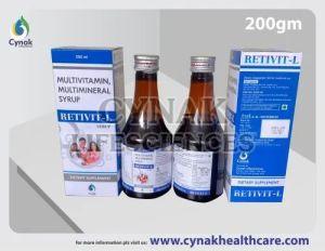 Retivit L Multivitamin Multiminerals Syrup