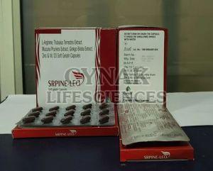 Srpine LEO L Arginine,trubulus Terrestris Mucuna Pruriens Gingo Biloba Extract Zinc Vit D3 Softgel Capsule
