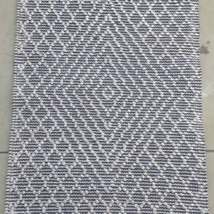 7 Count Light Blue Loop Woolen Durries