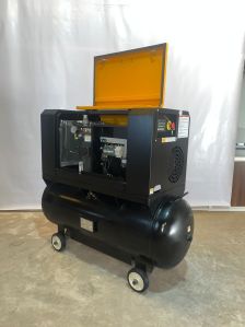 7.5 HP Tank Mounted Screw Air Compressor