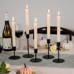 Black Candle Sticks Holder