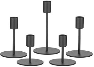 Black Candle Sticks Holder