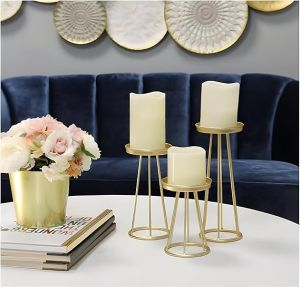 Bronze Finish Candle Holder