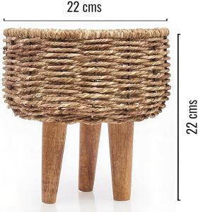 Charming Rattan Plant Stand