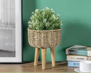 Charming Rattan Plant Stand